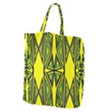 Abstract pattern geometric backgrounds Giant Grocery Tote View1