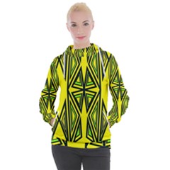 Abstract Pattern Geometric Backgrounds Women s Hooded Pullover