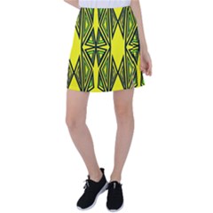 Abstract Pattern Geometric Backgrounds Tennis Skirt by Eskimos