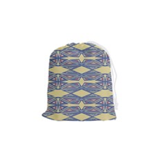 Abstract Pattern Geometric Backgrounds  Drawstring Pouch (small) by Eskimos