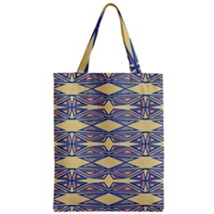 Abstract Pattern Geometric Backgrounds  Zipper Classic Tote Bag by Eskimos