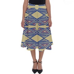 Abstract Pattern Geometric Backgrounds  Perfect Length Midi Skirt by Eskimos