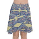 Abstract pattern geometric backgrounds  Chiffon Wrap Front Skirt View1