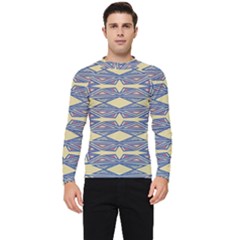 Abstract Pattern Geometric Backgrounds  Men s Long Sleeve Rash Guard by Eskimos