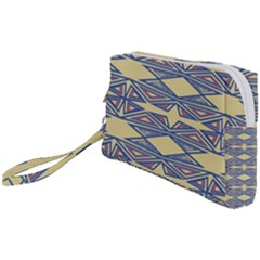 Abstract Pattern Geometric Backgrounds  Wristlet Pouch Bag (small) by Eskimos