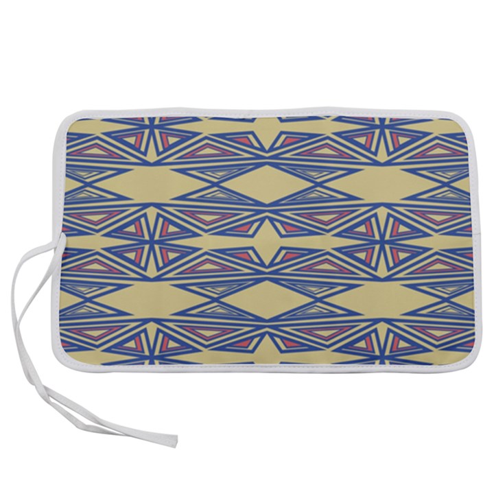 Abstract pattern geometric backgrounds  Pen Storage Case (S)