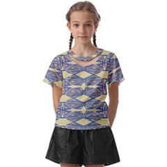 Abstract Pattern Geometric Backgrounds  Kids  Front Cut Tee by Eskimos