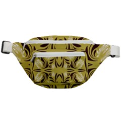 Folk Flowers Print Floral Pattern Ethnic Art Fanny Pack by Eskimos