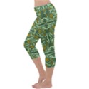 Folk flowers print Floral pattern Ethnic art Capri Yoga Leggings View2