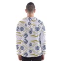 Folk flowers print Floral pattern Ethnic art Men s Hooded Windbreaker View2