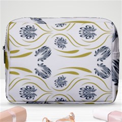 Folk Flowers Print Floral Pattern Ethnic Art Make Up Pouch (large) by Eskimos