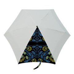 Folk Flowers Print Floral Pattern Ethnic Art Mini Folding Umbrellas by Eskimos