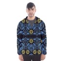 Folk flowers print Floral pattern Ethnic art Men s Hooded Windbreaker View1