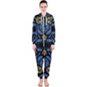 Folk flowers print Floral pattern Ethnic art Hooded Jumpsuit (Ladies) View1