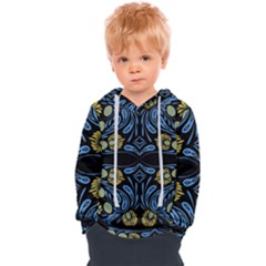 Folk Flowers Print Floral Pattern Ethnic Art Kids  Overhead Hoodie