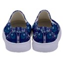 Folk flowers print Floral pattern Ethnic art Kids  Canvas Slip Ons View4