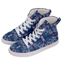 Folk flowers print Floral pattern Ethnic art Women s Hi-Top Skate Sneakers View2