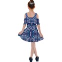 Folk flowers print Floral pattern Ethnic art Kids  Shoulder Cutout Chiffon Dress View2