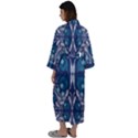 Folk flowers print Floral pattern Ethnic art Maxi Satin Kimono View2