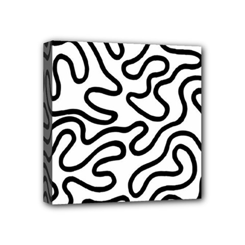 Patern Vector Mini Canvas 4  X 4  (stretched) by nate14shop