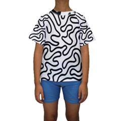 Patern Vector Kids  Short Sleeve Swimwear by nate14shop