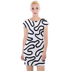 Patern Vector Cap Sleeve Bodycon Dress by nate14shop