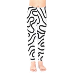 Patern Vector Kids  Leggings by nate14shop