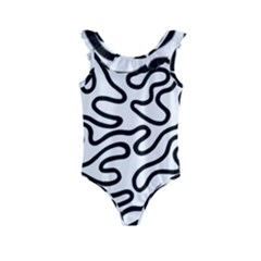 Patern Vector Kids  Frill Swimsuit by nate14shop