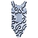 Patern Vector Kids  Cut-Out Back One Piece Swimsuit View2