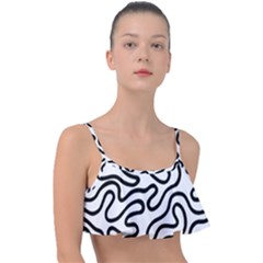 Patern Vector Frill Bikini Top by nate14shop