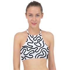 Patern Vector Racer Front Bikini Top by nate14shop