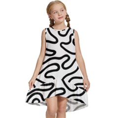 Patern Vector Kids  Frill Swing Dress