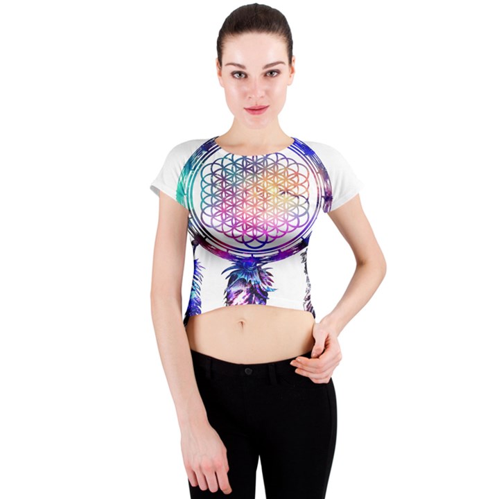 Bring Me The Horizon  Crew Neck Crop Top