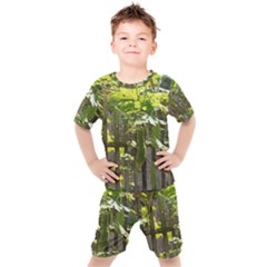 Bitter Melon Kids  Tee And Shorts Set by artworkshop