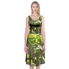 Bitter Melon Midi Sleeveless Dress by artworkshop