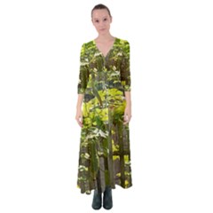 Bitter Melon Button Up Maxi Dress by artworkshop