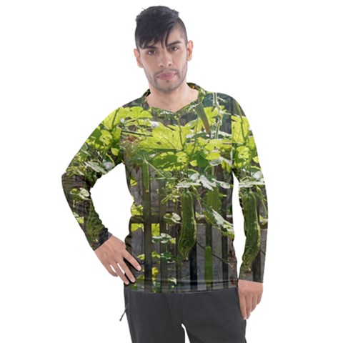 Bitter Melon Men s Pique Long Sleeve Tee by artworkshop