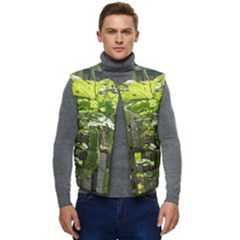 Bitter Melon Men s Short Button Up Puffer Vest	 by artworkshop