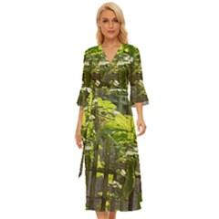 Bitter Melon Midsummer Wrap Dress