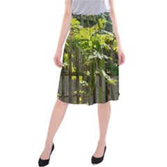 Bitter Melon Midi Beach Skirt by artworkshop