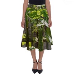 Bitter Melon Perfect Length Midi Skirt by artworkshop