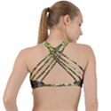 Bitter Melon Criss Cross Racerback Sports Bra View2