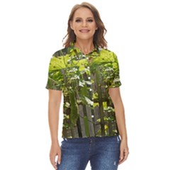 Bitter Melon Women s Short Sleeve Double Pocket Shirt