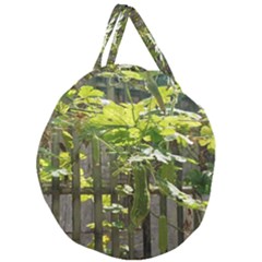 Bitter Melon Giant Round Zipper Tote