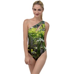 Bitter Melon To One Side Swimsuit