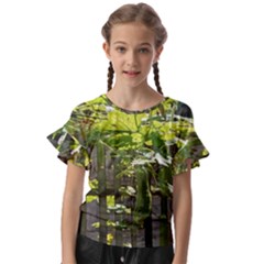 Bitter Melon Kids  Cut Out Flutter Sleeves