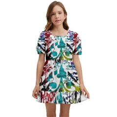 Abstrak Kids  Short Sleeve Dolly Dress