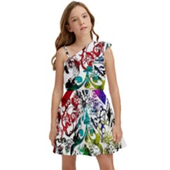 Abstrak Kids  One Shoulder Party Dress