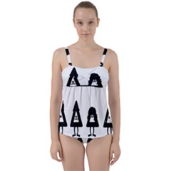 Bastille Twist Front Tankini Set by nate14shop