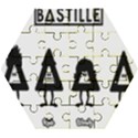 Bastille Wooden Puzzle Hexagon View1